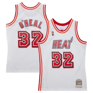Shaquille O'Neal, Miami Heat Mitchell & Ness 2007/08 Hardwood Classics Swingman Jersey - White