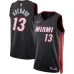 Bam Adebayo, Miami Heat Unisex Swingman Jersey - Icon Edition - Black