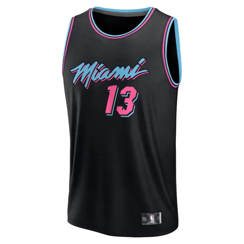Miami Heat Bam Adebayo 2025/26 Swingman Jersey - City Edition - Black