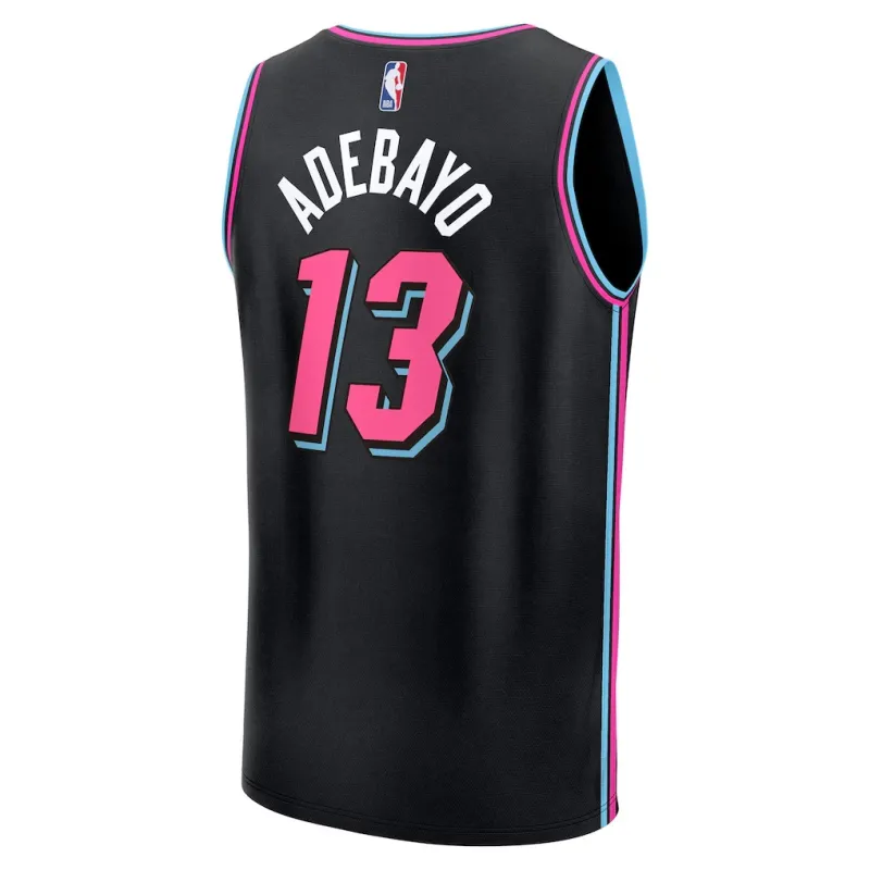 Miami Heat Bam Adebayo 2025/26 Swingman Jersey - City Edition - Black