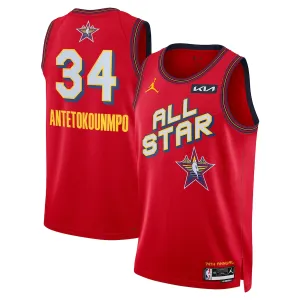Jordan Giannis Antetokounmpo 2025 NBA All-Star Game Red Unisex Jersey