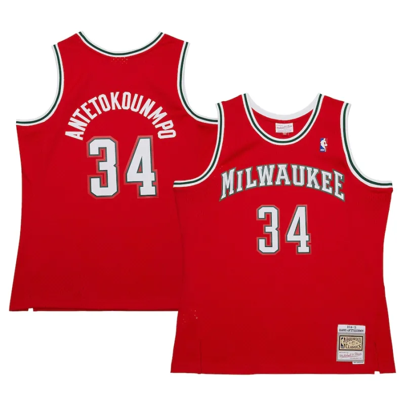 Giannis Antetokounmpo Bucks Trikot 2014-15 - Mitchell & Ness HWC
