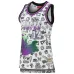 Oscar Robertson, Milwaukee Bucks Mitchell & Ness Hardwood Classics 1971/72 Split Swingman Jersey - Green/Red