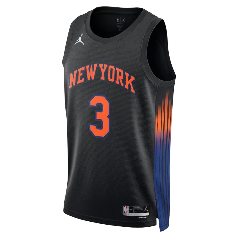 New York Knicks Josh Hart Swingman Jersey - Statement Edition - Blue