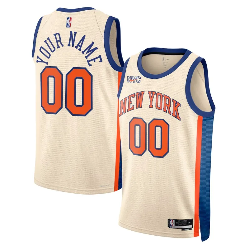 New York Knicks 2025/26 Swingman City Edition Unisex Jersey - Cream
