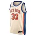 New York Knicks Karl-Anthony Towns 2025/26 City Edition Swingman Jersey Cream