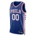 Philadelphia 76ers 2021/2022 Diamond Swingman Angepasstes Jersey - Icon-Edition - Königblau