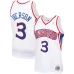 Allen Iverson Philadelphia 76ers Mitchell & Ness 1996/1997 Klassische Edition Swingman Jersey - Weiß