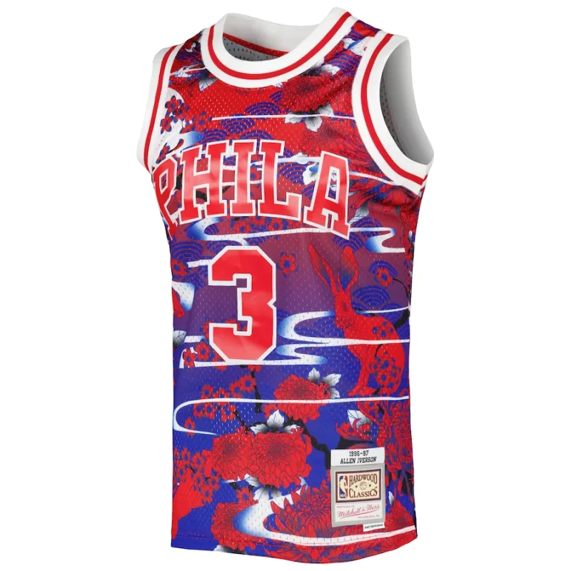 Maillot Allen Iverson 76ers 96-97 - Mitchell & Ness Lunar New Year HWC