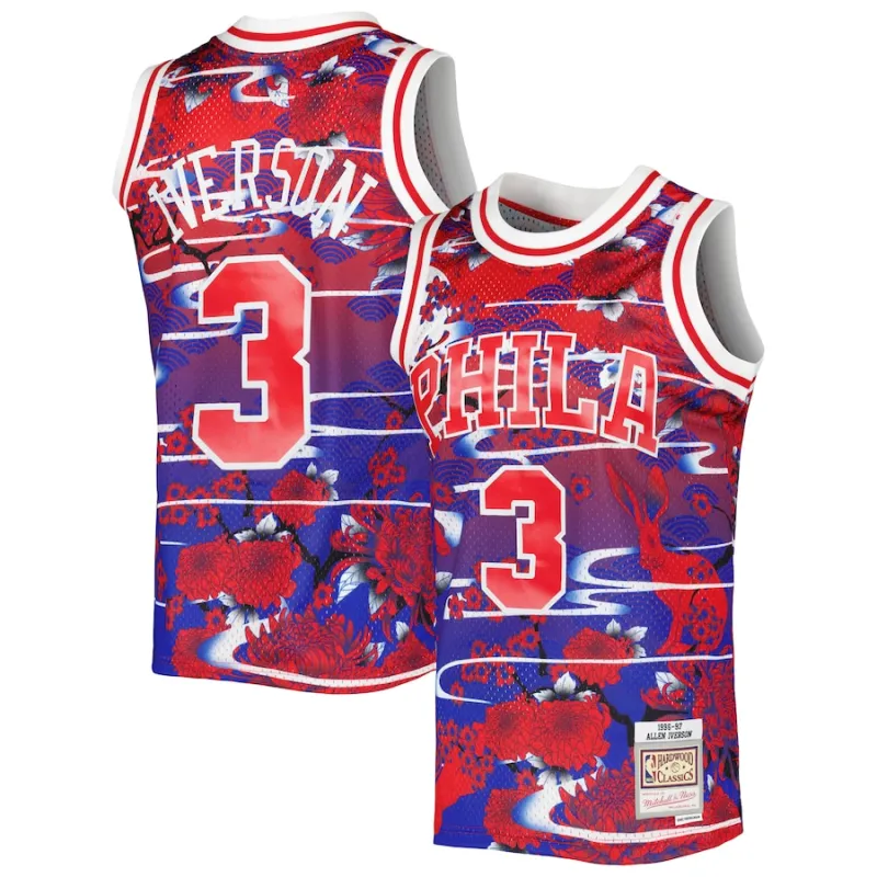 Maillot Allen Iverson 76ers 96-97 - Mitchell & Ness Lunar New Year HWC