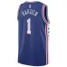 James Harden Philadelphia 76ers Maglia Swingman - Edizione Icone - Blu Reale
