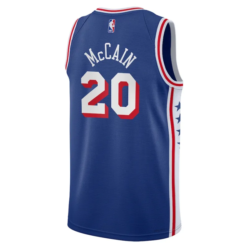 Jared McCain Philadelphia 76ers Youth Swingman Jersey - Icon Edition - Royal Blue