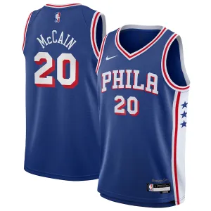 Jared McCain Philadelphia 76ers Youth Swingman Jersey - Icon Edition - Royal Blue