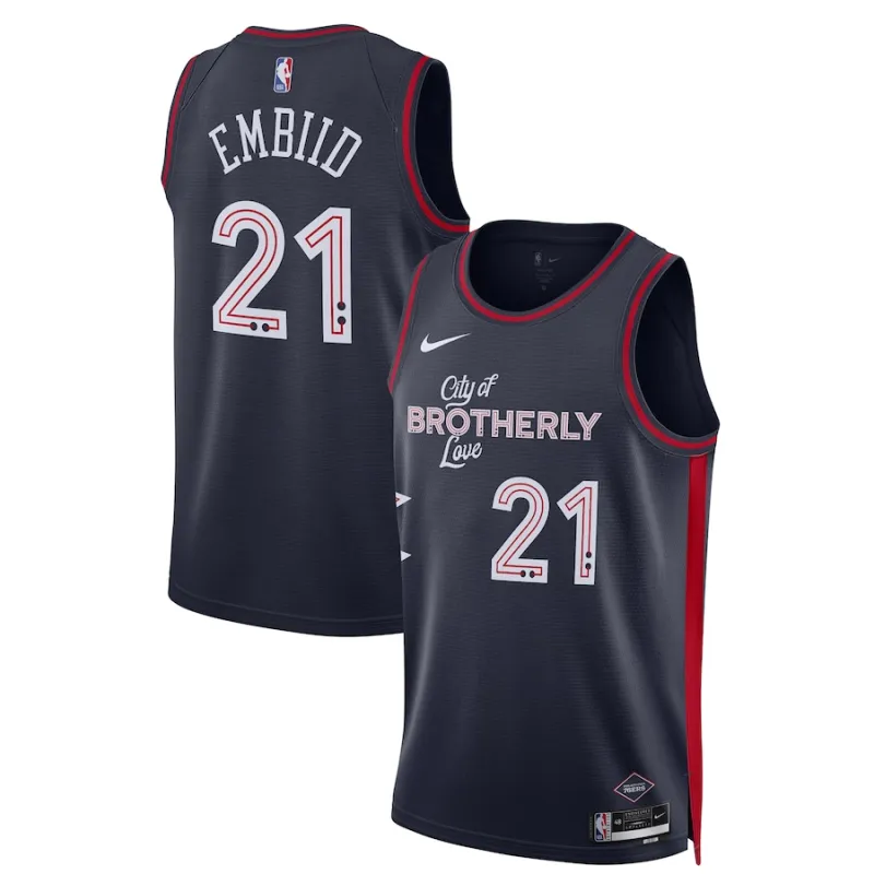 Canotta Joel Embiid 76ers City Edition 2023-24 Unisex