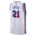 Joel Embiid Philadelphia 76ers Maillot Swingman Unisexe - Édition Association - Blanc