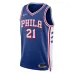 Joel Embiid Philadelphia 76ers Camiseta Swingman Unisex - Edición Ícono - Azul Real