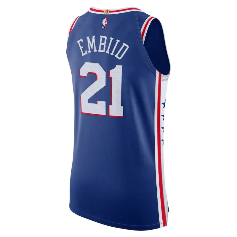 Joel Embiid Philadelphia 76ers Icon Edition Royal Blue Jersey