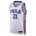 Joel Embiid Philadelphia 76ers Maglia Swingman Unisex - Edizione Associazione - Bianco