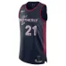 Joel Embiid Philadelphia 76ers Maillot de Réplique - Édition Ville - Bleu Marine