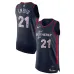 Joel Embiid Philadelphia 76ers Maillot de Réplique - Édition Ville - Bleu Marine