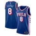Paul George Philadelphia 76ers Maglia Swingman di Aggiunta nell'Offseason 2024 Unisex - Blu Reale