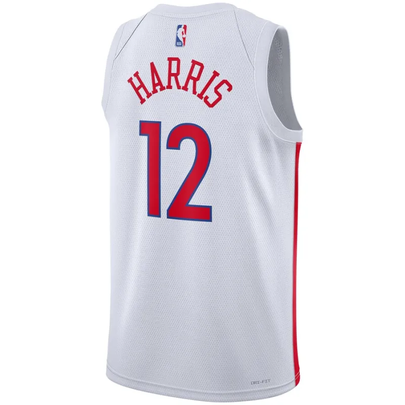 Tobias Harris Philadelphia 76ers Unisex 2022/23 Saison Swingman-Jersey - City Edition - Weiß