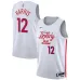 Tobias Harris Philadelphia 76ers Unisex 2022/23 Saison Swingman-Jersey - City Edition - Weiß