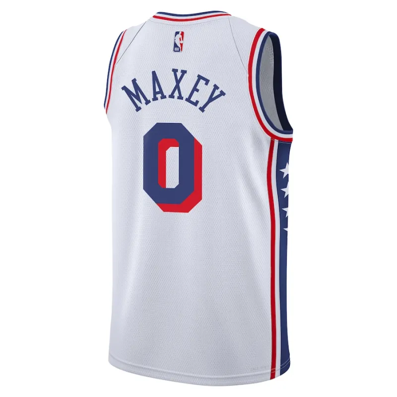 Tyrese Maxey Philadelphia 76ers Youth Association Swingman Jersey - White