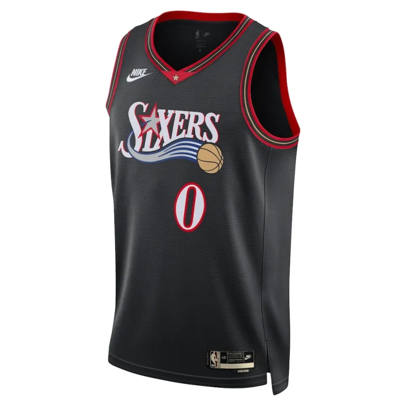 Philadelphia 76ers Tyrese Maxey Swingman Jersey - Classic Edition - Black