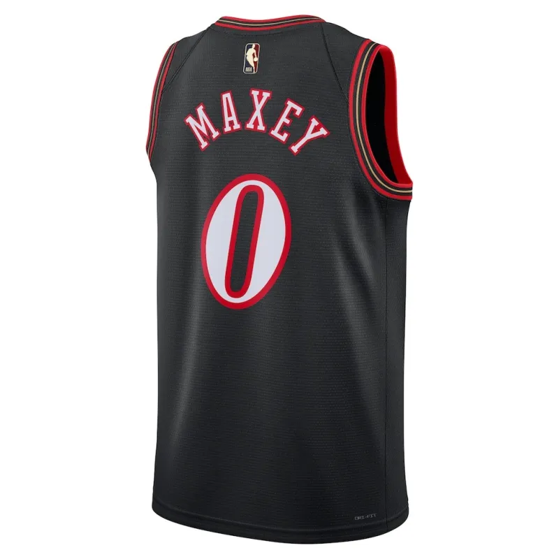 Philadelphia 76ers Tyrese Maxey Swingman Jersey - Classic Edition - Black