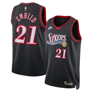 Philadelphia 76ers Joel Embiid Swingman Jersey - Classic Edition - Black