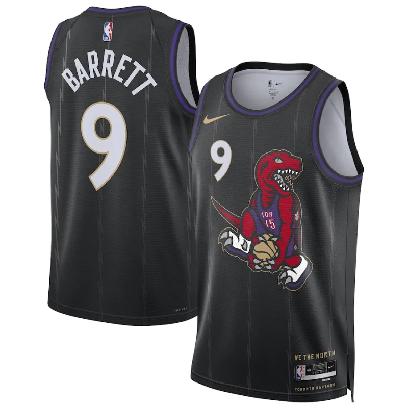 RJ Barrett Toronto Raptors 2024/25 City Edition Swingman Jersey