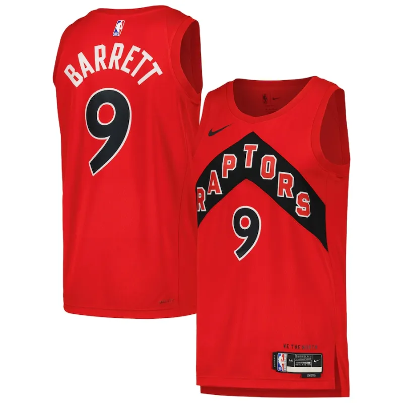 Canotta Basket RJ Barrett Toronto Raptors Nike Swingman Uomo e Donna