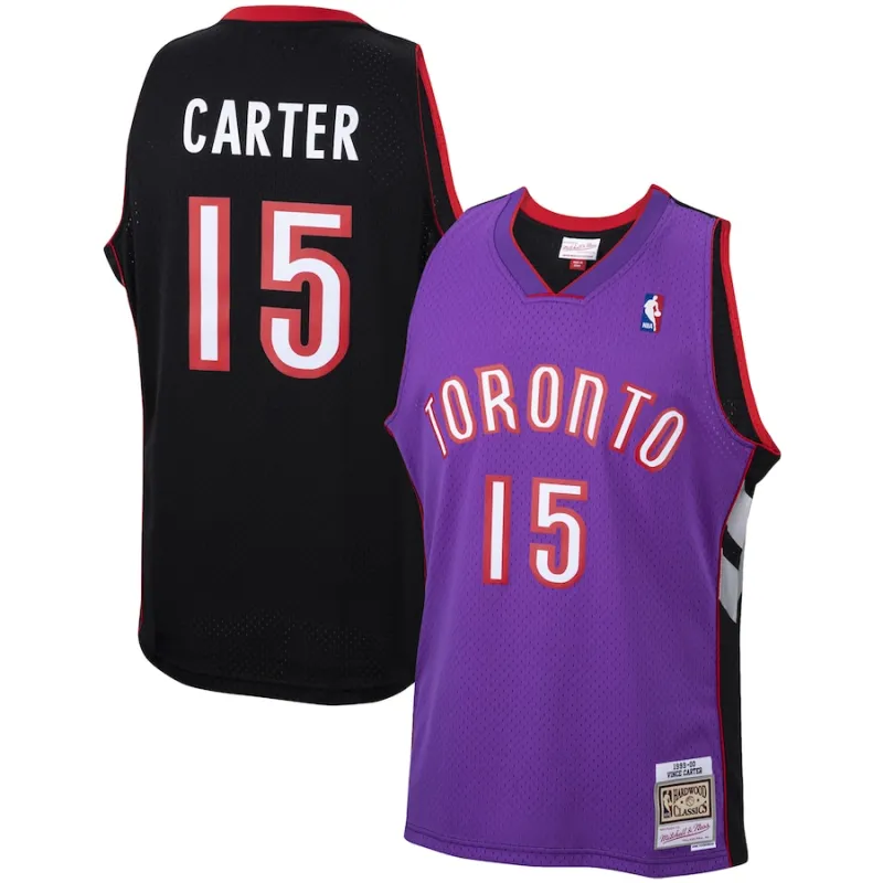 Canotta Basket Vince Carter Toronto Raptors 1999/00 Mitchell & Ness Swingman Retro