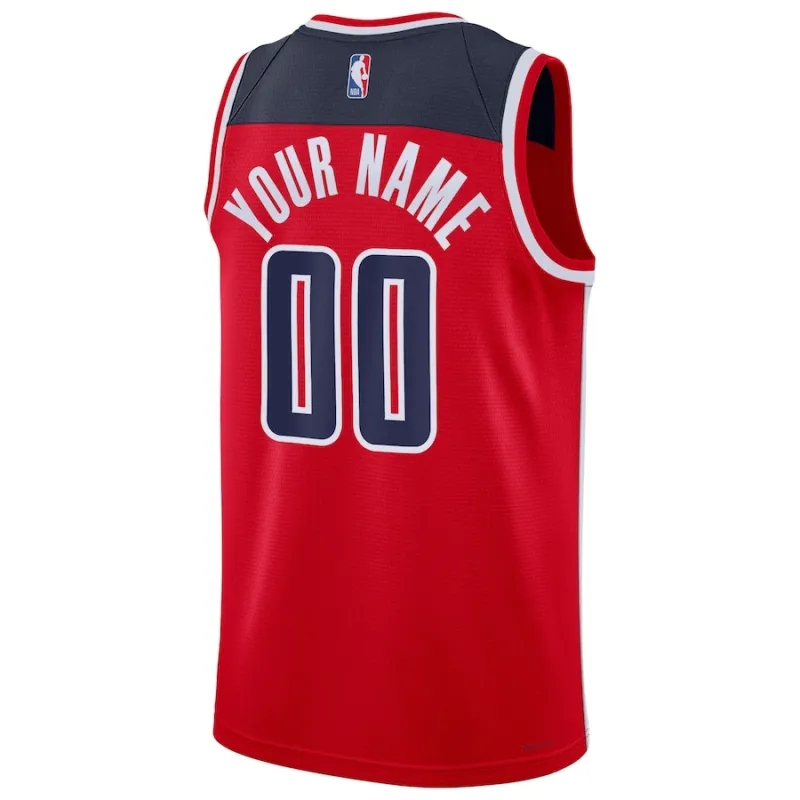 Washington Wizards Unisex Swingman Customized Jersey - Icon Edition - Red