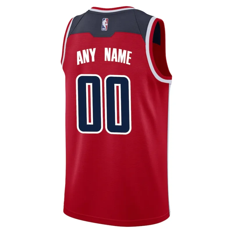 Washington Wizards Swingman Customized Jersey - Icon Edition - Red