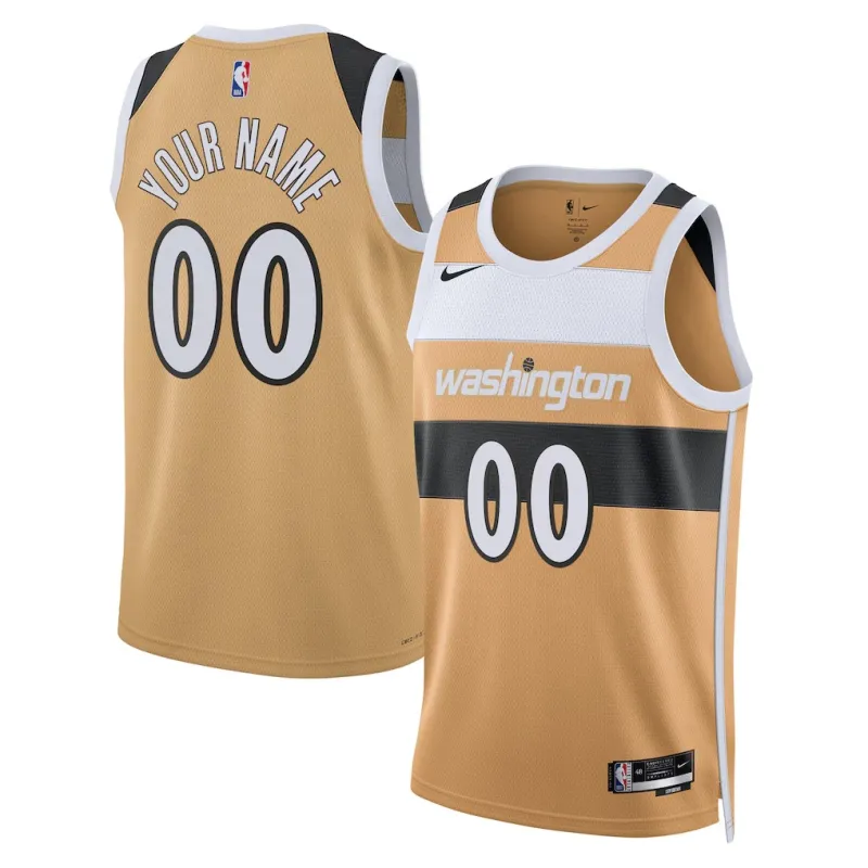 Washington Wizards 2025/26 Swingman Unisex Jersey - City Edition - Gold