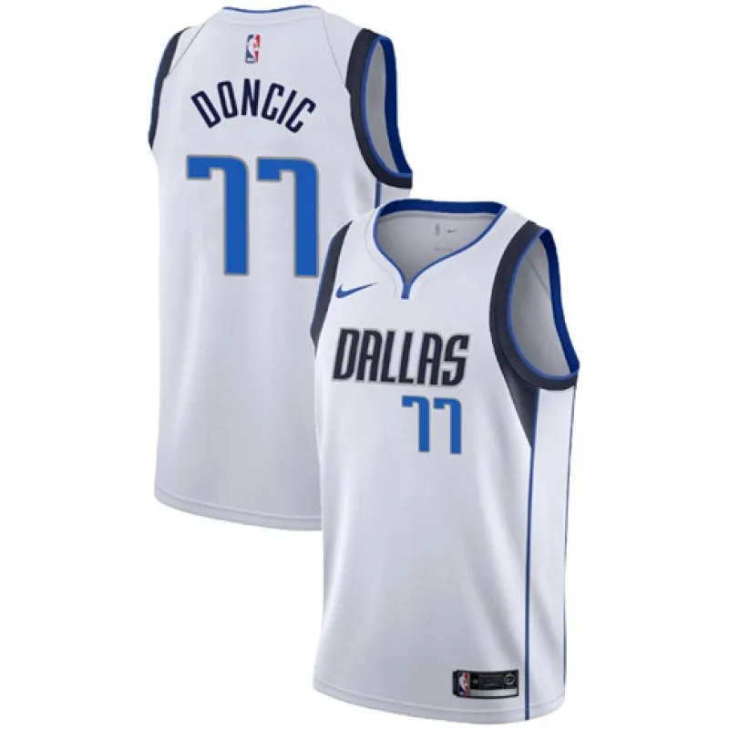 Luka Doncic, Dallas Mavericks Association Edition Weiß