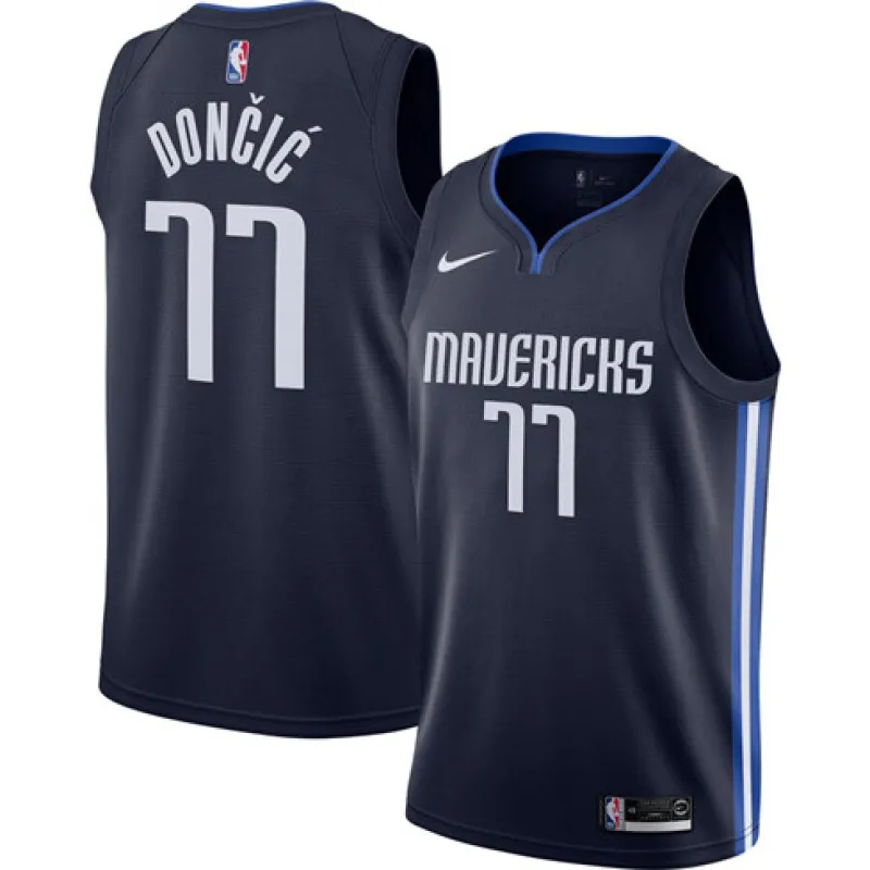 Luka Doncic, Dallas Mavericks 2019/20 Bleu Foncé