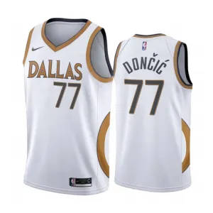 Luka Doncic, Dallas Mavericks 2020/21 City Edition White
