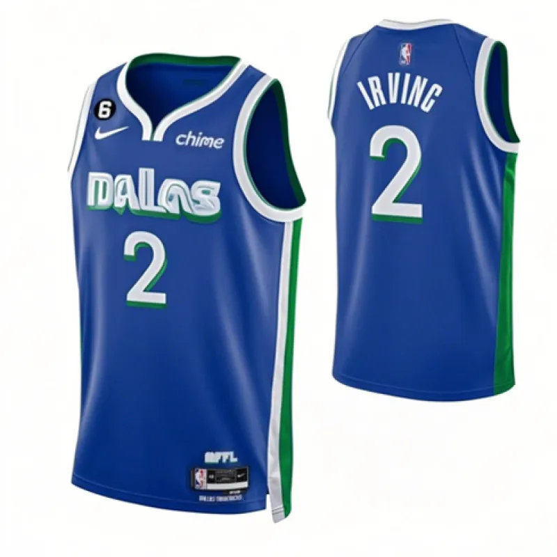 Kyrie Irving, Dallas Mavericks Édition Ville 2022/23 Bleu