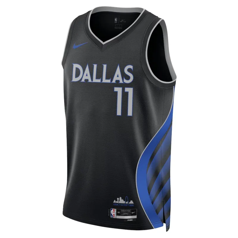 Dallas Mavericks Kyrie Irving 2025/26 Maillot Unisexe - Édition Ville - Noir