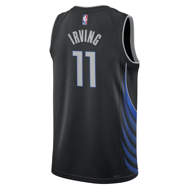 Dallas Mavericks Kyrie Irving 2025/26 Maillot Unisexe - Édition Ville - Noir