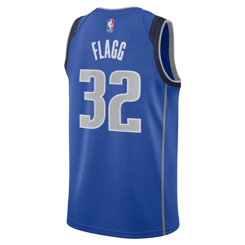 Maillot Swingman des Dallas Mavericks Cooper Flagg - Version Icone - Bleu