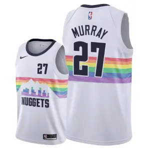 Jamal Murray, Denver Nuggets, 2018/19 City Edition, White