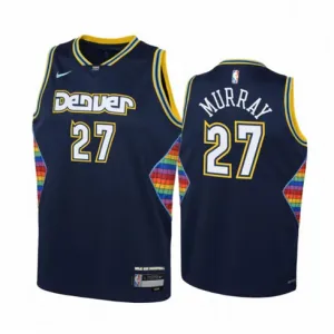 Jamal Murray, Denver Nuggets, 2021/22 City Edition, Dark Blue