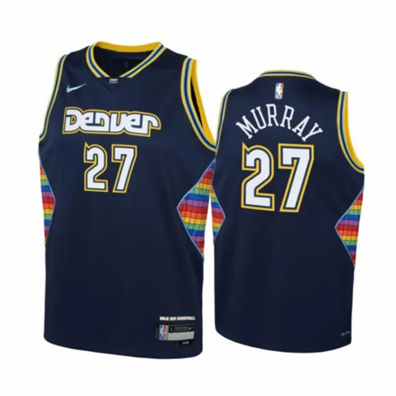 Jamal Murray, Denver Nuggets, edizione Città 2021/22, blu scuro
