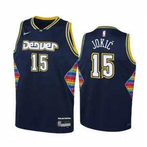 Nikola Jokic, Denver Nuggets, 2021/22 City Edition, Dark Blue
