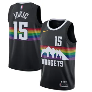 Nikola Jokic, Denver Nuggets, 2019/20 Season, City Edition, Black