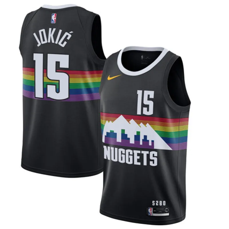 Nikola Jokic, Denver Nuggets, Saison 2019/20, Édition Ville, Noir